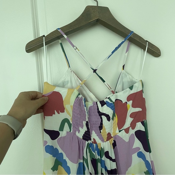 ARTLOVE Paris Katy Floral Abstract Maxi Dress \\ S - Picture 9 of 10